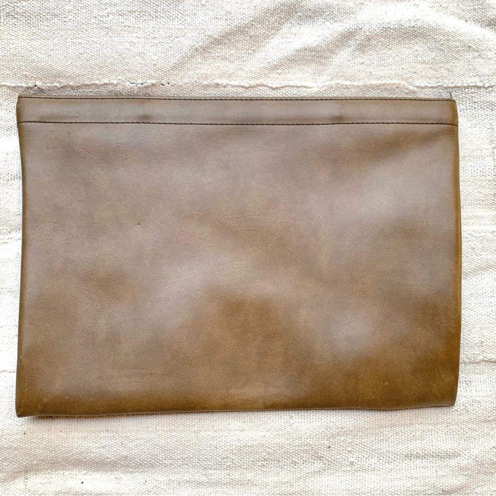 Vintage File Folder Clutch